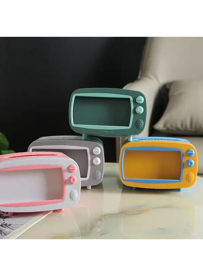 Pink Multi Functional Tissue Wet Wipes Holder Dustproof Storage Box Bathroom Office Home - Image 2